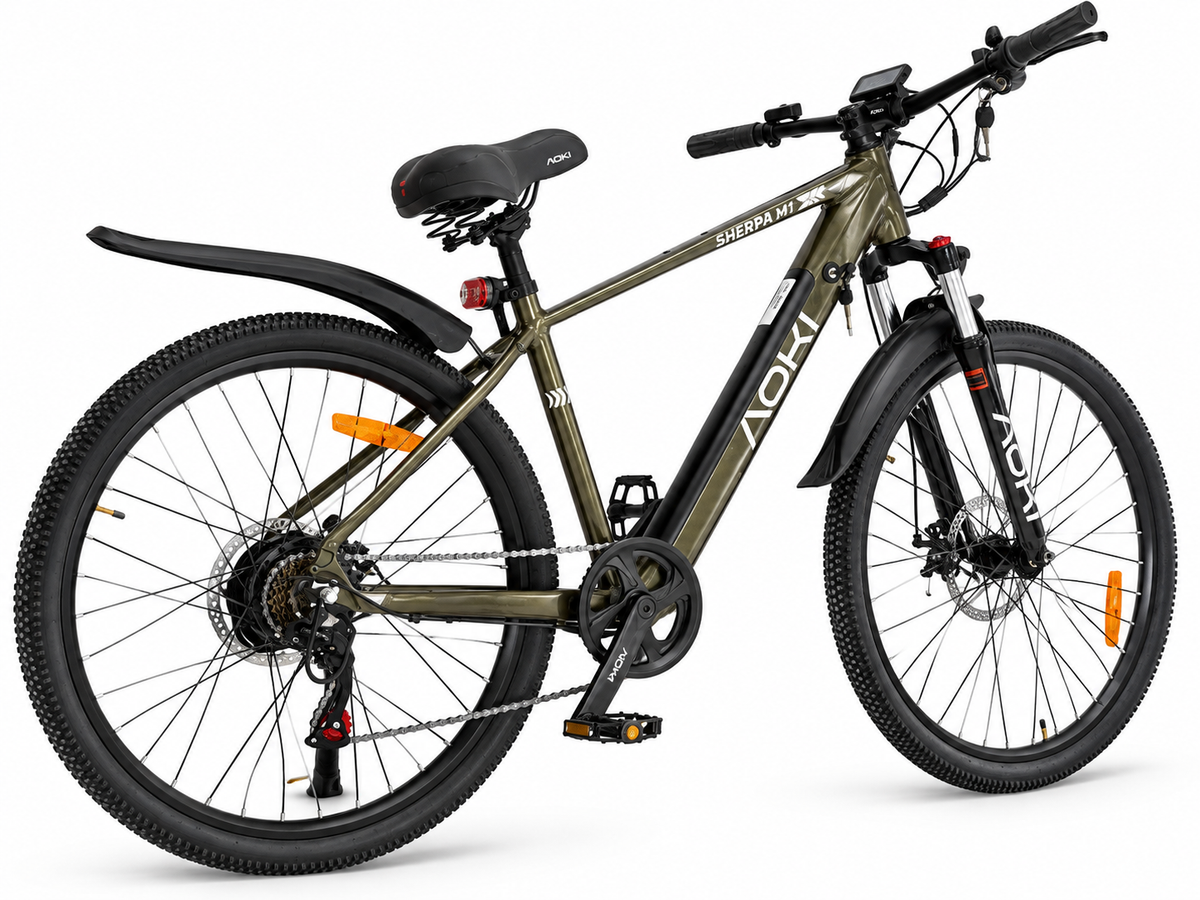 Sherpa M1 – Best Electric Mountain Bike in India | Mystic Green