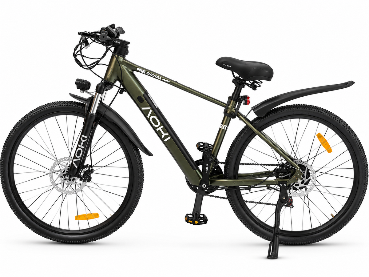 Sherpa M1 – Best Electric Mountain Bike in India | Mystic Green