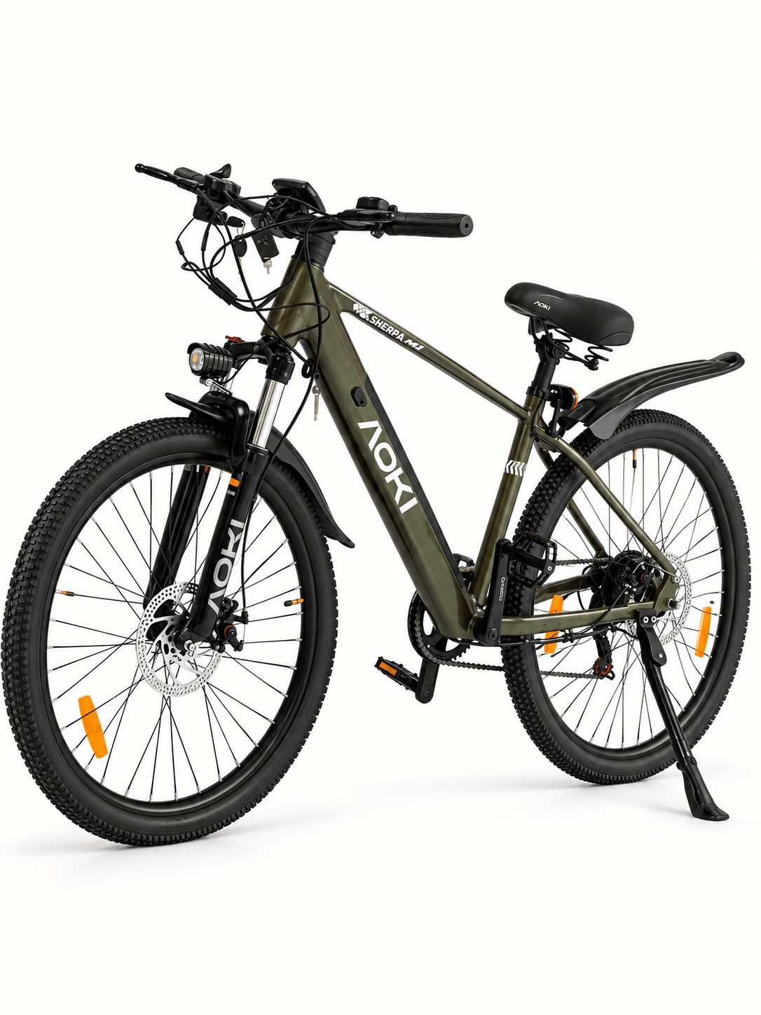 Sherpa M1 – Best Electric Mountain Bike in India | Mystic Green - Aoki