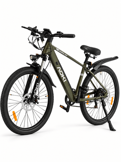 Sherpa M1 – Best Electric Mountain Bike in India | Mystic Green - Aoki