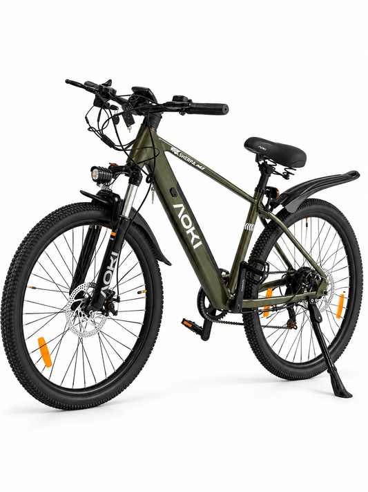 Sherpa M1 – Best Electric Mountain Bike in India | Mystic Green - Aoki