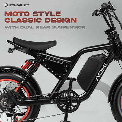 Street Ghost – Best fat tyre Electric Cycle in India | Aoki - Aoki