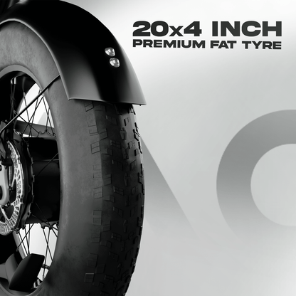 Street Mamba – Best Long Range Fat Tyre Electric Cycle in India | Vapor Green - Aoki